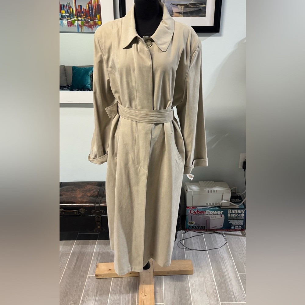 ❤️Talbots Everyday Classic Trench Coat-Sz 20